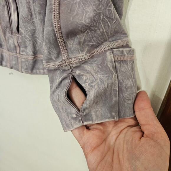 Lululemon Define Jacket Dye Ice Wash Violet Verbena Purple Size 8 Medium Nulux - Picture 4 of 8